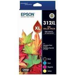 EPSON 312XL INK CARTRIDGE C13T183A92 4 Ink Value Pack